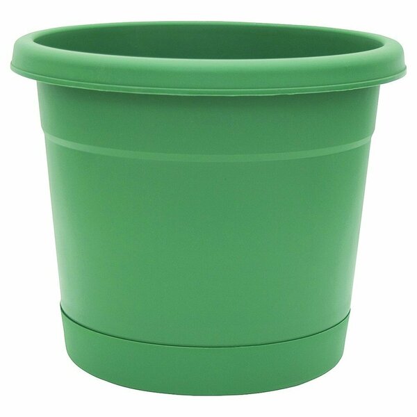 Southern Patio Planter/Saucer Green 16In RN1608OG